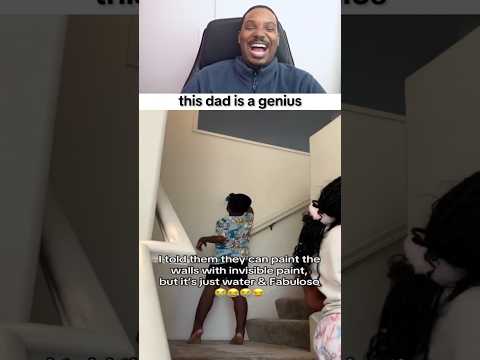 this dad is a genius 🤣 #funny