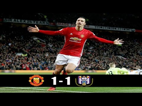 Anderlecht vs Manchester United 1-1 -  All Goals and Extended Highlights