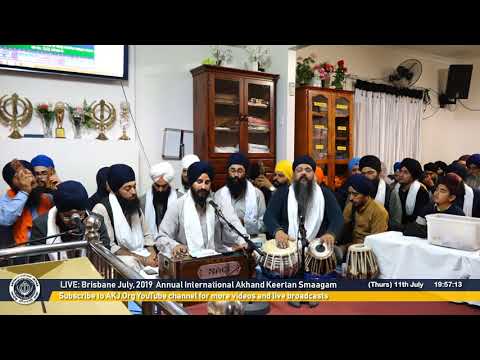 016 Brisbane July 2019 Thursday Evening - Bhai Jagjit Singh Jee Melbourne