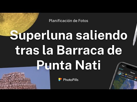 Plan 2. Superluna saliendo tras nuestra barraca favorita en Punta Nati, Menorca (España)