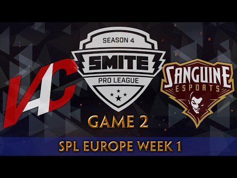 SMITE Pro League S4 Spring Split Week 1 (EU) - Valance Squad vs. Sanguine (Game 2)