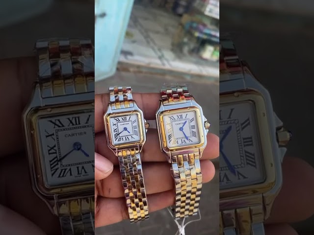 كارتير اطار مربع ذهبي وفضي نسائية