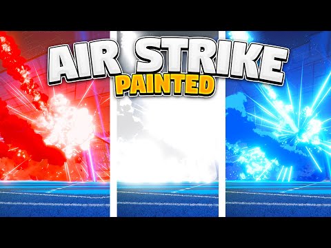 All *NEW* Painted 'AIR STRIKE' GOAL EXPLOSION On Rocket League! Showcase