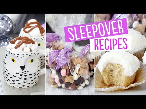 Winter Wonderland Sleepover Recipes + GIVEAWAY!!!