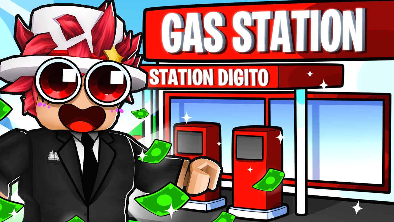 Buiding the BEST GAS STATION in Roblox!