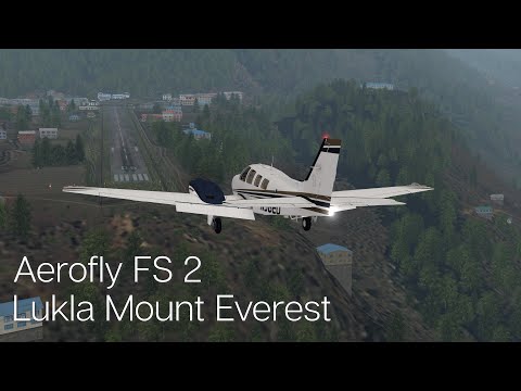 Flying in Lukla, Himalayas - Aerofly FS 2