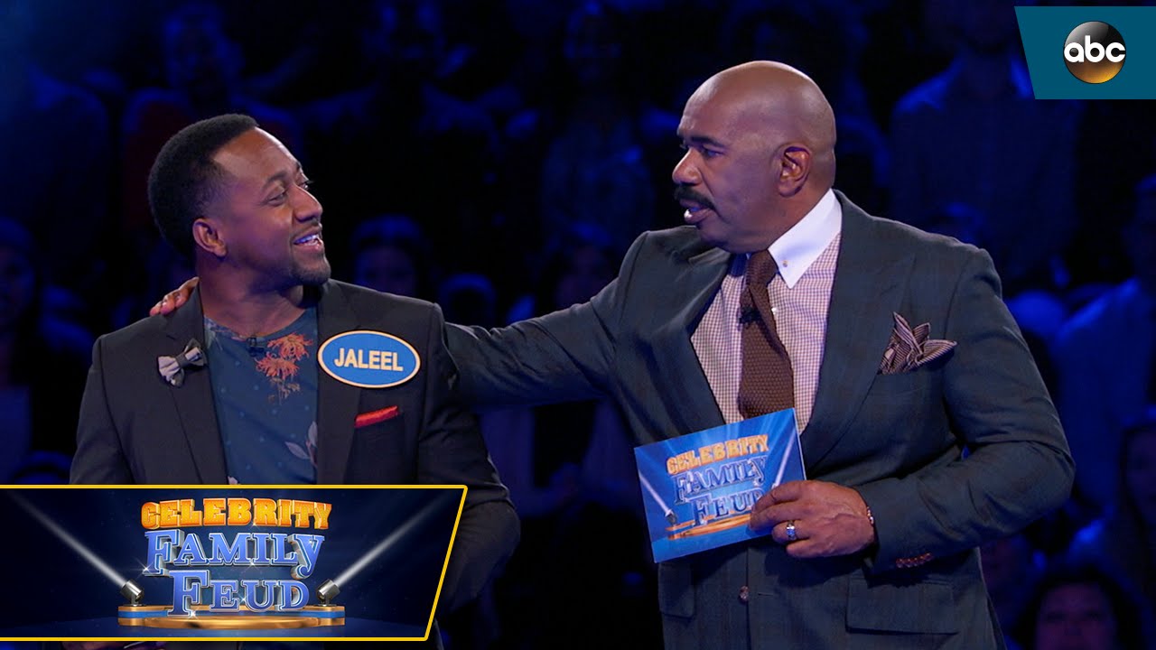 Jaleel White Hits ALL No.1 Answers - Celebrity Family Feud