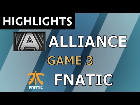 Alliance vs Fnatic [Game 3] ESL One Frankfurt 2016 - Dota Highlights