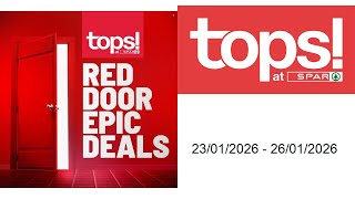 TOPS at SPAR specials - Red door epic deals - 23/01/2026 - 26/01/2026
