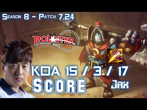 KT Score JAX vs SHYVANA Jungle - Patch 7.24 KR Ranked