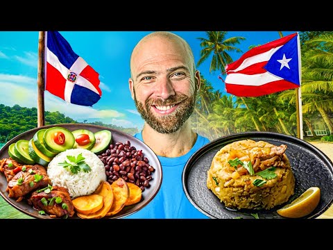 Puerto Rican Food VS Dominican Food! Who Makes The Best Mofongo?