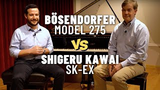 Video thumbnail for Bösendorfer Concert Grand vs Shigeru Kawai (Model-275 vs SK-EX) | Can YOU hear the differences? by Alamo Music Center - Pianos and Keyboards