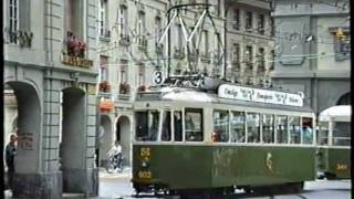preview picture of video 'Bern Trolleybus & Tram 1989'