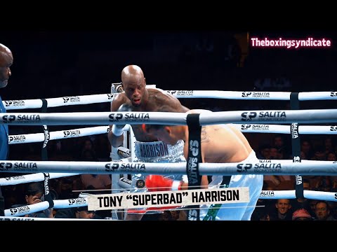 Tony Harrison highlights from his last fight‼️🥊 #boxing #tonyharrison #detroit #knockout #KO