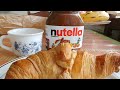 Colazione Con Cornetto E Nutella