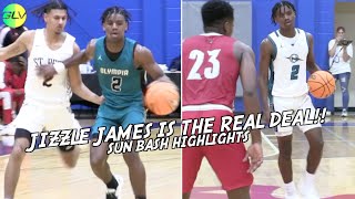 Jizzle James Mid Range Game Is DEADLY & He's An Elite Floor General!! | Sun Bash Highlights