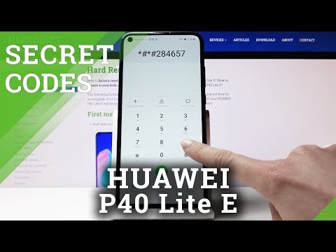 HUAWEI P40 Lite E CODES / Hidden Mode / Service Menu
