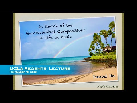 Life: The Quintessential Composition (Daniel Ho)