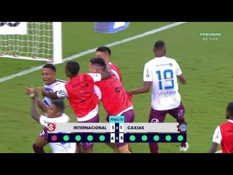 Internacional (4) 1 x 1 (5) Caxias Semifinal Campeonato Gaucho 2023 JOGO COMPLETO