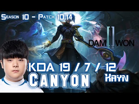 DWG Canyon KAYN vs KARTHUS Jungle - Patch 10.14 KR Ranked