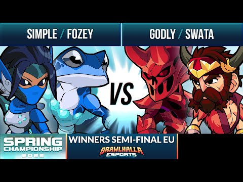 Simple & Fozey vs Godly & Swata - Winners Semi-Final - Spring Championship 2022 - EU 2v2