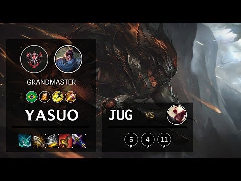Yasuo Jungle vs Lee Sin - BR Grandmaster Patch 10.2