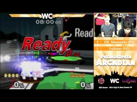 The Philadelphia Arcadian: Dr. Meeseeks (Sheik/Zelda) vs Fujibean (IC) - Winners Quarter Finals