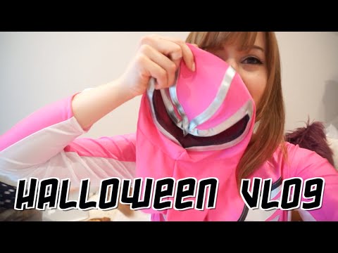 HALLOWEEN VLOG // Go Go Power Rangers!!