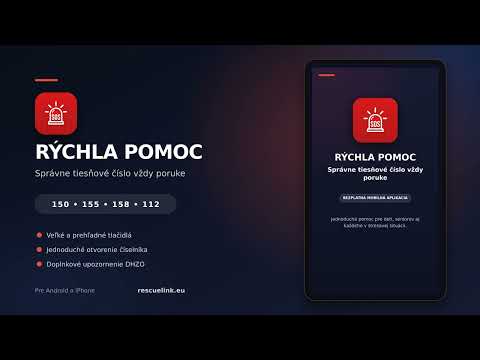 Rýchla pomoc – tiesňové linky video thumbnail