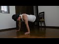 decline 130 push ups in one set　腕立て伏せ１３０回