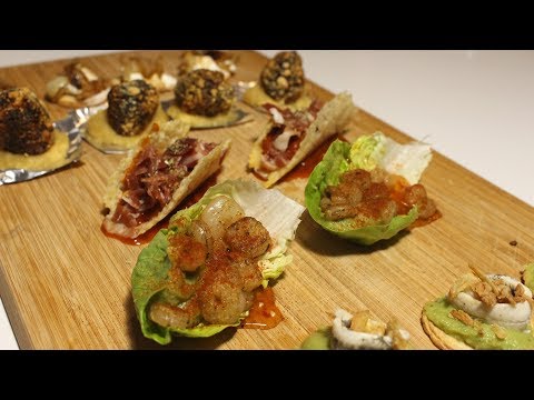 Canapés originales y económicos para Navidad