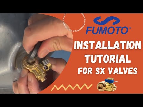 How to Install an SX Series Fumoto Valve