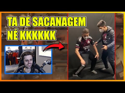 RAZAH REAGINDO AO PASSINHO DO PERES E BASSETTO - SIX INVITATIONAL 2022 CLIPS