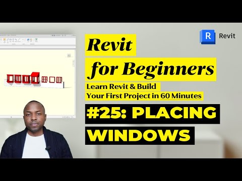 Revit Tutorial for Beginners: Part 25: Placing windows in Revit