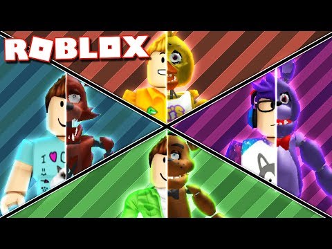 Roblox Adventures - TRANSFORM INTO FNAF ANIMATRONICS IN ROBLOX! (FNAF Simulator)