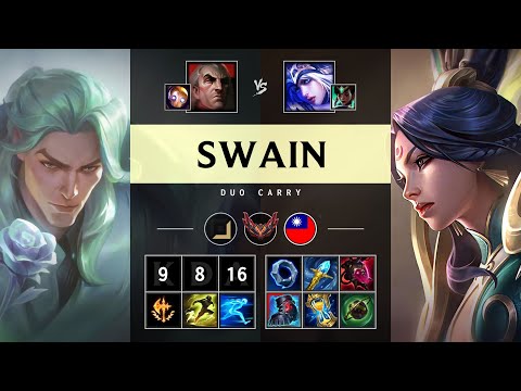Swain Carry vs Ashe - TW Grandmaster Patch 25.13
