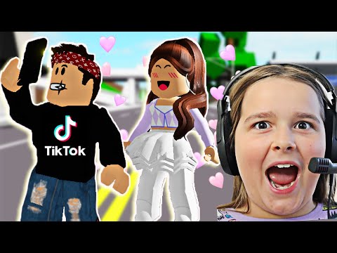 A TIKTOKER HAS A CRUSH ON ME!! **BROOKHAVEN ROLEPLAY** | JKREW GAMING