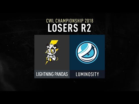 COD CHAMPS - LIGHTNING PANDAS VS LUMINOSITY - LOSERS R2 - #CWLChampsLVP
