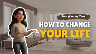 [B2] How to Change Your Life – Stop Wasting Time | English Listening & Speaking Practice