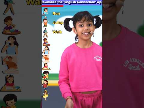 10 Action🏃🏻‍♀️ Verbs in English, Learn with Adi, Kids English Words, Adi Keshari Connection #shorts