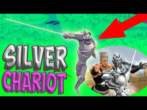 Silver Chariot (from Jojo) vs Every Faction - TABS LEGACY UPDATE MODS GAMEPLAY