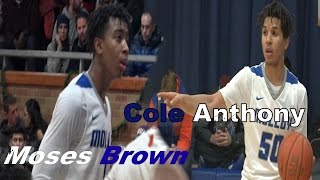 Cole Anthony and Moses Brown Combine for 40+ in 3 Quarters