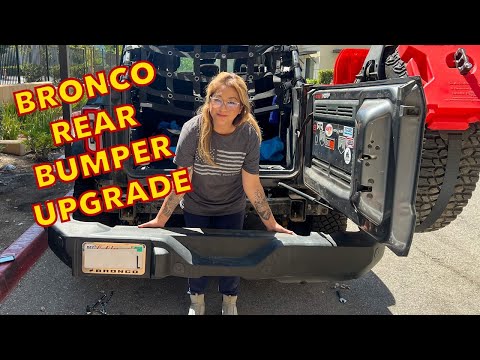 BRONCO RTR REAR BUMPER INSTALLATION | The Bronco Adventures