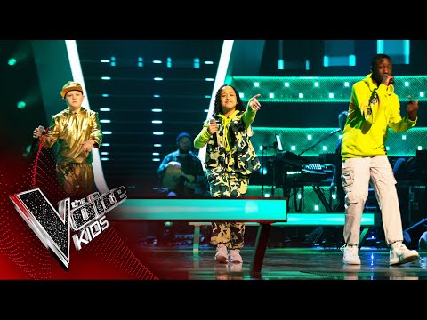 Amos, Thaila and Ray-Tee Perform 'Boasty' | The Battles | The Voice Kids UK 2020