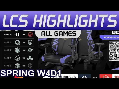 LCS Highlights Week4 Day1 LCS Spring 2023 All Games By Onivia