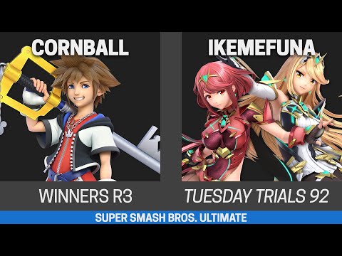 Tuesday Trials 92 SSBU Winners R3 - Cornball (Sora) vs Ikemefuna (Pyra/Mythra)