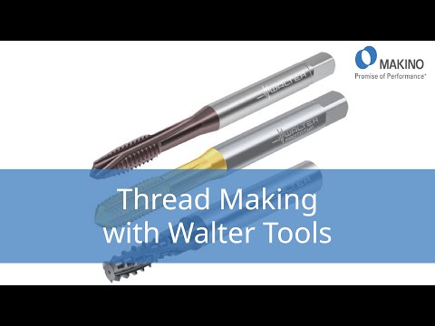 Best process for making your parts' threads with Walter Tools