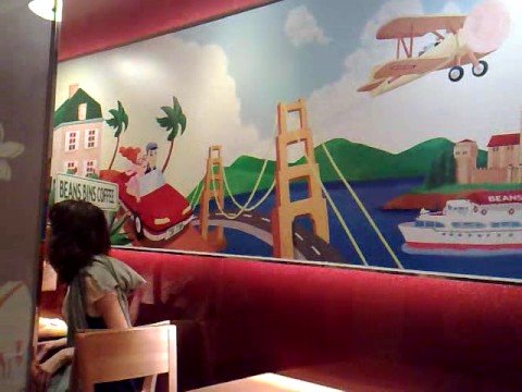 casa de waffles de feijão