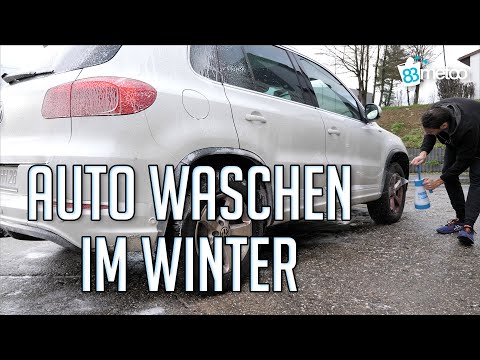 Auto waschen im Winter und Turtle Wax Ceramic Wet Wax Test