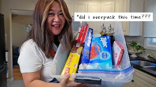 Packing For A Family Road Trip (Kitchen Essentials!) | Chef Julie Yoon Vlogs